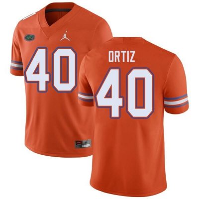 Men's Florida Gators #40 Marco Ortiz NCAA Jordan Brand Orange Authentic Stitched College Football Jersey IKW7062GC